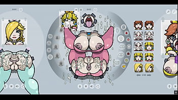 Fapwall [Parody sex game] Mario's naughty girls get a triple penetration gangbang gloryhole and bukkake