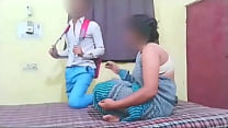 Amateur Indian couple Hindi video. Porn video smal boobs sexy Indian bhabi