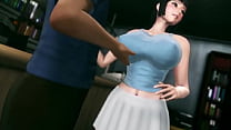 [XXX]Ecchi Job 3D HENTAI /// Sex-Obsessed Girl REALISTIC Cartoon